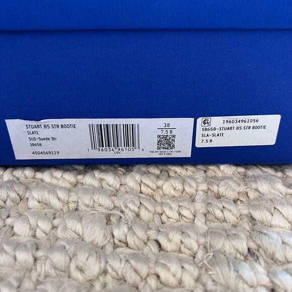 Stuart Weitzman 85 stretch bootie Brown Suede Sz 7.5B - Picture 4 of 7